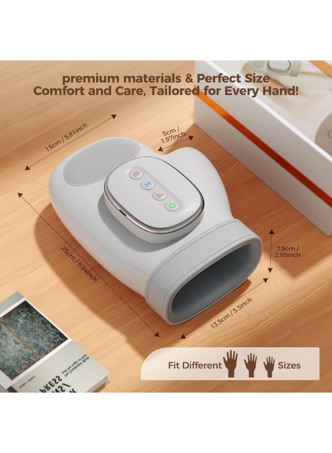 GENNEXT Electric Hand Massager, Heating and Pressure Airbag Function for Arthritis and Carpal Tunnel Syndrome, 3 Modes, 5 Intensities, Gift for Men and Women - Image 2